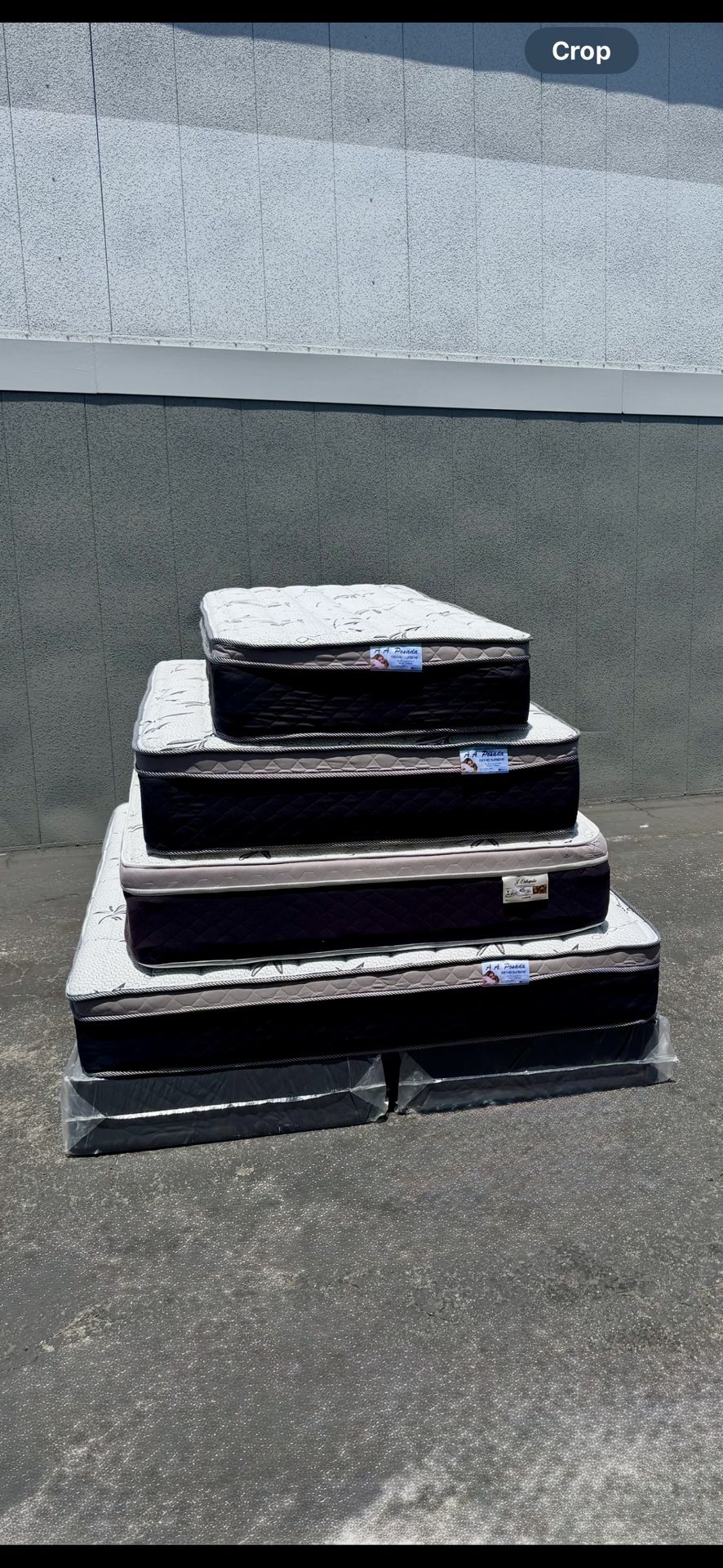 Pillowtop Mattress And Box Springs
