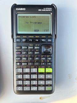 Casio calculator  fx-9750g 111