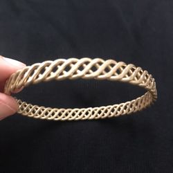 Gold color bangle bracelet