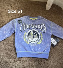 Brand New Hogwarts Harry Potter Sweatshirt Girl Size 5T