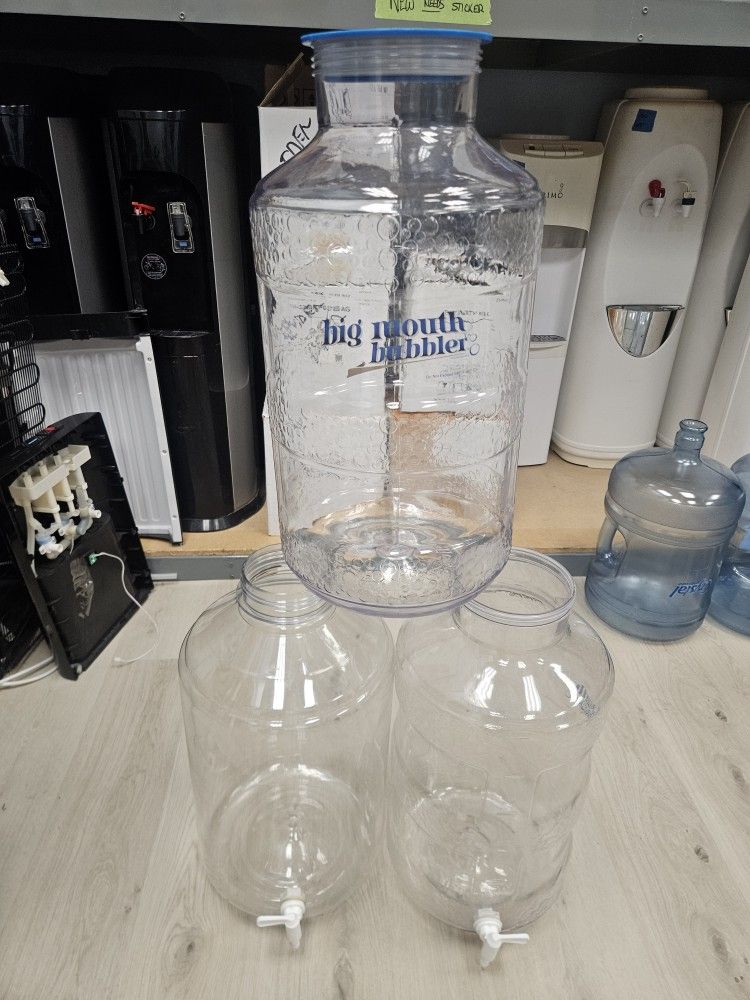 2 Ported Siphonless & 1 Siphon 6 Gallon Big Mouth Bubbler® Plastic