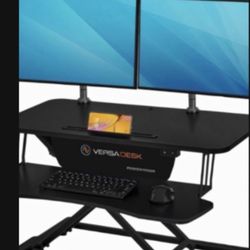 versa desk power riser standing desktop converter