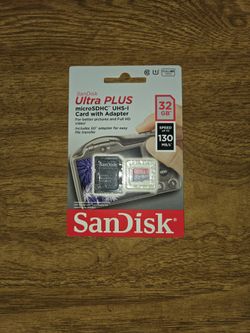 SanDisk 32GB Ultra Plus MicroSDHC