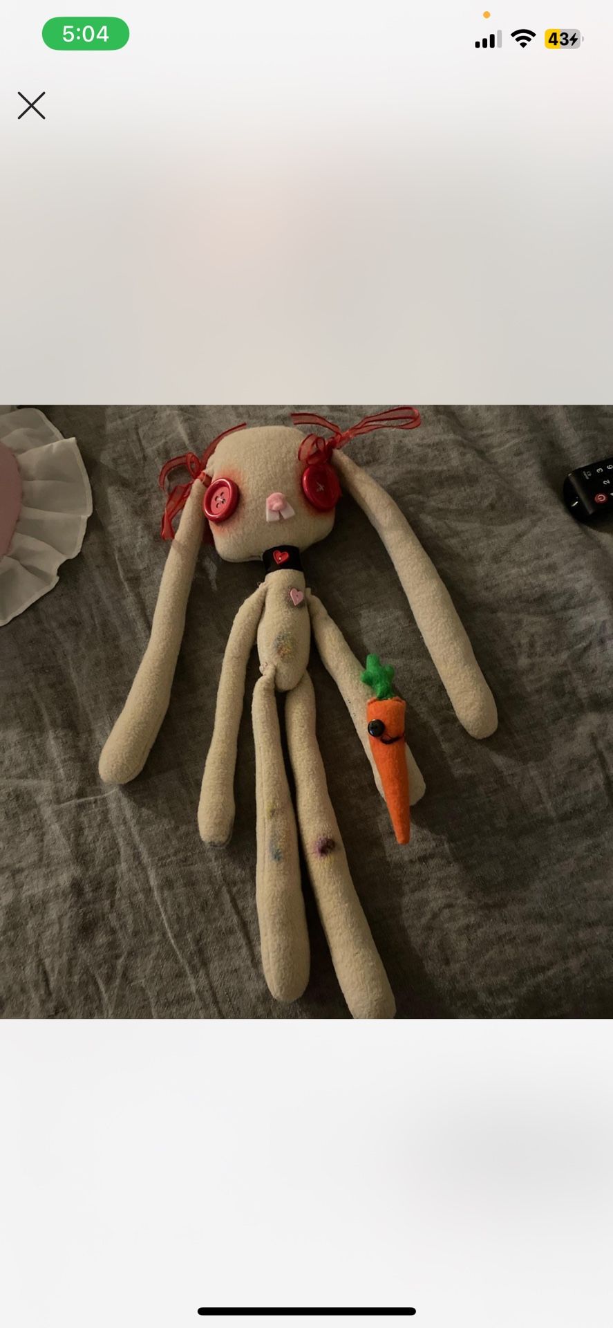 Handmade rabbit