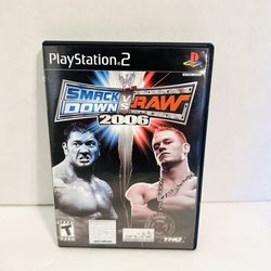 2006 PS2 Smackdown vs Raw Complete with Manual PlayStation 2 Wrestling WWE