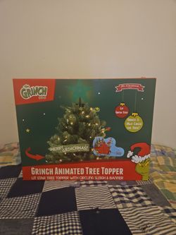 New Grinch Animated Tree Topper