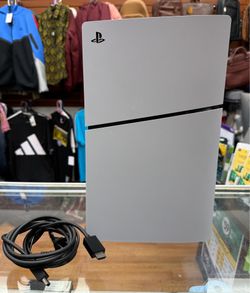 Sony PlayStation 5 PS5 Slim Digital Edition 1TB CFI-2115 White w/Cables