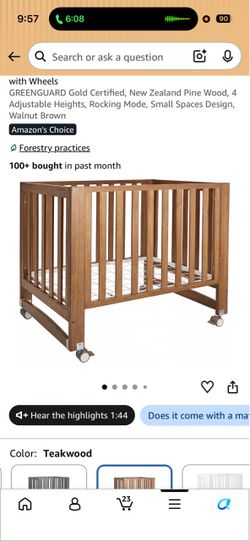 Mini crib