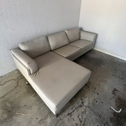 Two Piece Couch With Chaise