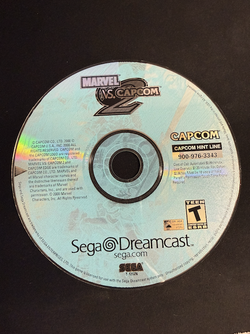 Marvel vs. Capcom 2 - Sega Dreamcast (Authentic Game Disc - Tested)