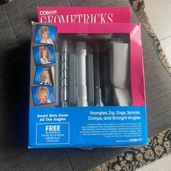 Original box, multiple attachments, retro collectible. 