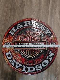 Harley Davidson Tin sign