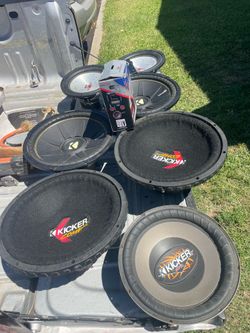 Car Subwoofers + Amp – Kicker, Sound Xtreme & More