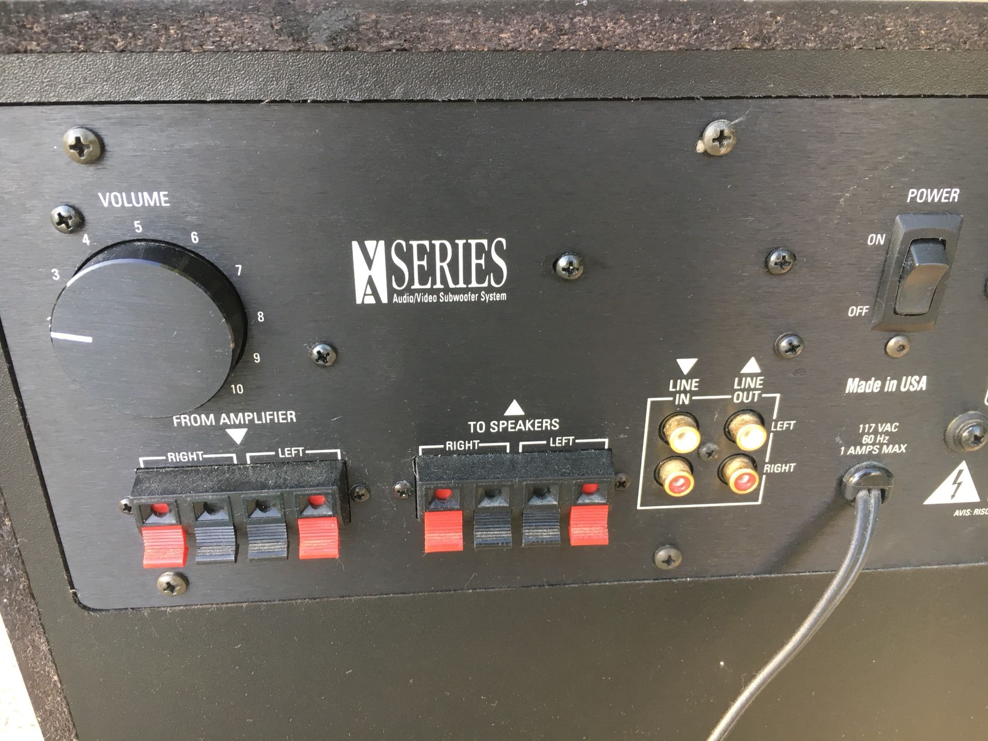 Velodyne Subwoofer System with internal amp