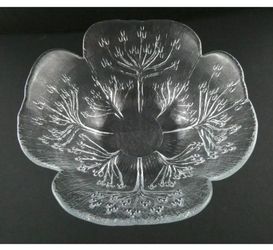  Vintage Dansk Floriform 9 Inch Serving Bowl Cow Parsley Plant Design 