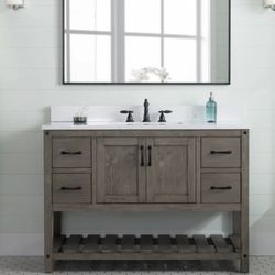 Hort 48" Single Bathroom Vanity Set by Foundry Select