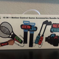 10 In 1 Motion Control Game Accessories For Nintendo Switch 