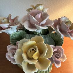 Vintage Authentic Capodimonte Handmade Ceramic