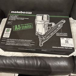 Metaboo HPT framing Nailer Pneumatic 21 Degree, 3-1/4” Nailer