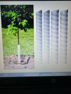 Tree trunk protector 2 sizes 4 pieces