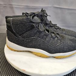 RARE ITEM Nike Air Jordan 11 Wool Dark Black 378037-018