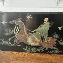 Black Laquer Art Panel
