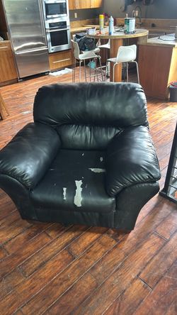 Leather couch