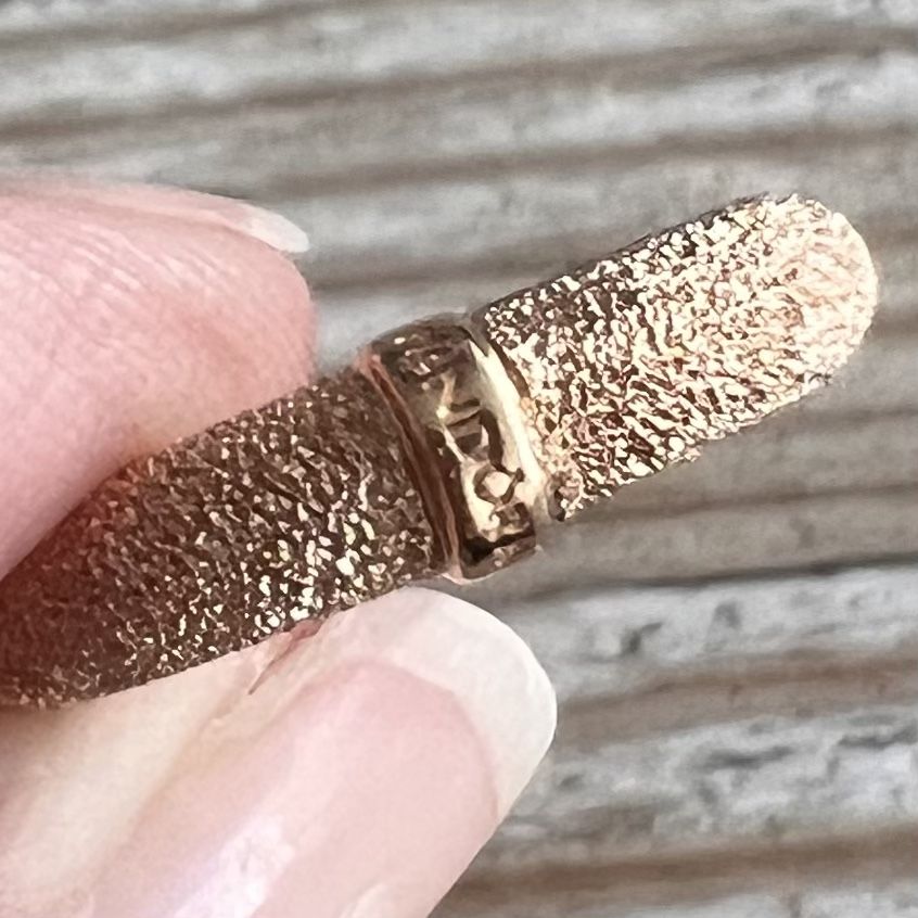 PANDORA ROSE GOLD VERMEIL MATTE BRILLIANCE RING SIZE 50 5 for Sale in Long Beach CA OfferUp