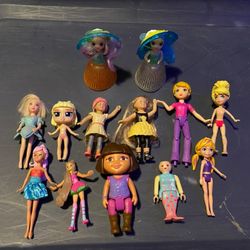 American Girl, Polly Pocket, cupcake and more Dolls $15