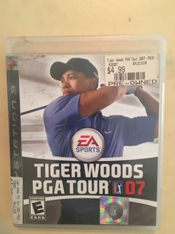 Sony PlayStation ps3 tiger woods 07