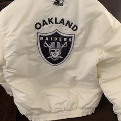 Authentic Vintage Oakland Raiders Parka  Starter Jacket