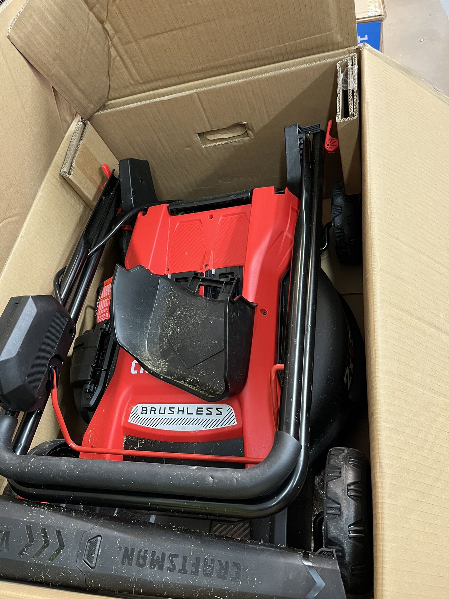 20 V Cordless Brushless Mower With Free Leaf Blower Included 