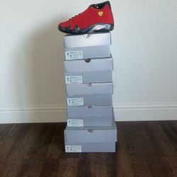 Jordan 14 Retro - Ferrari 2025 Size 8.5,9,9.5,10,10.5,13