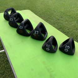 YBell Weighs From F45 Gym- Kettlebells, Dumbbells and Pushups All In One