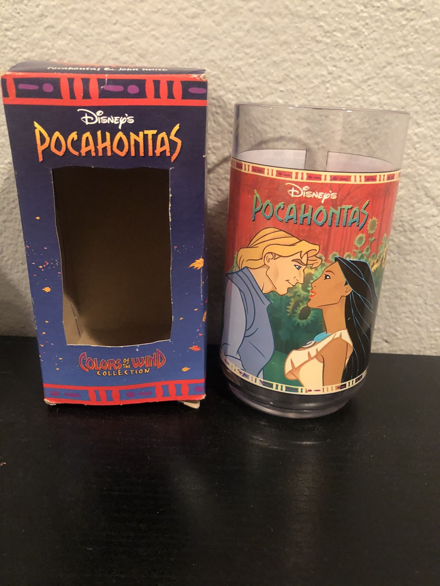 1995 Burger King Disney Pocahontas Cup New In Box