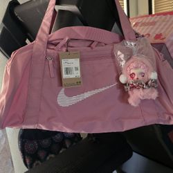 Pop Mart Skull Panda & NIKE different Bag