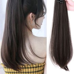 HAIR EXTENSION DARK BROWN