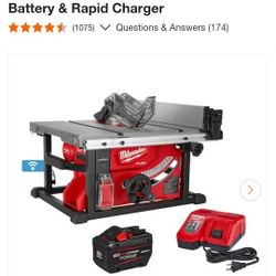 Milwaukee M18 Fuel Table Saw Kit