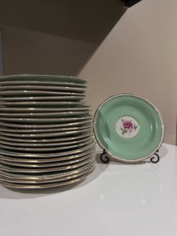 Tea cup plates/desert plates