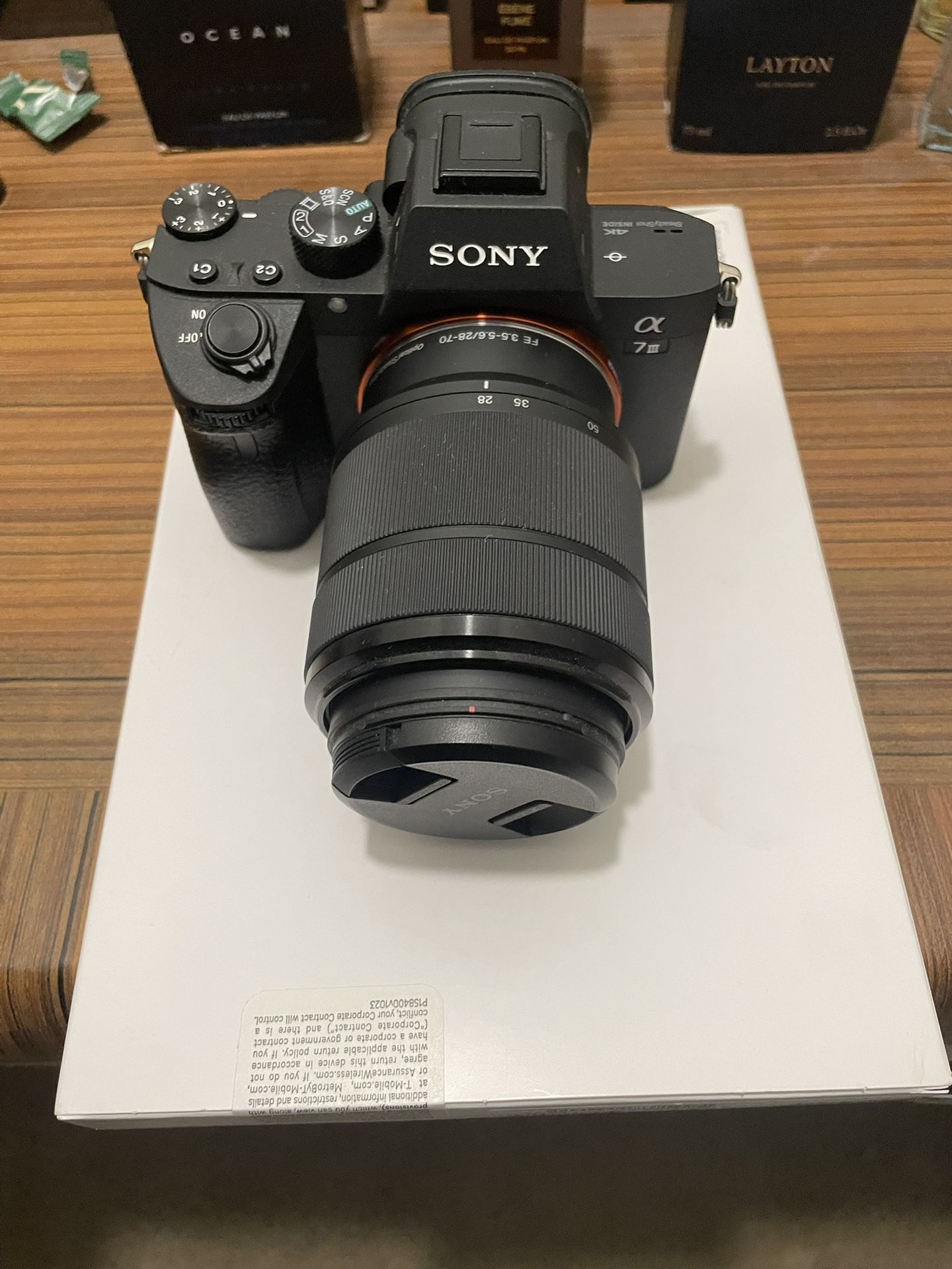 Sony A7 III Camera +Full Frame Lens