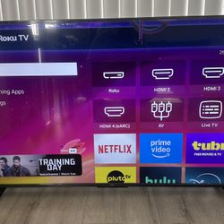 TCL 55” Class S4 (55S451) 4K UHD HDR Smart TV with Roku TV