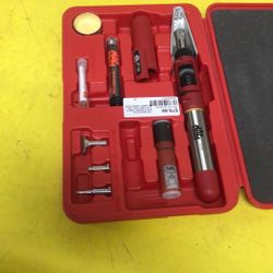 1002 Mac Tools ST150B Super Torch Butane Soldering Kit W/ 1-Fuel Cell In Hard Carry Case 997957