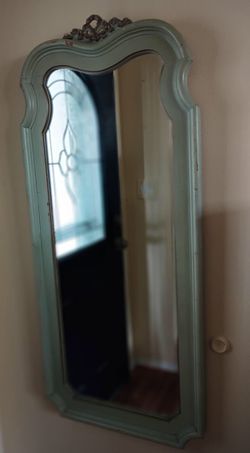 Long Wood Mirror 