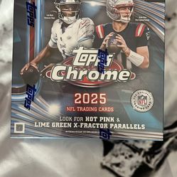 2025 Topps Chrome NFL Mega Box