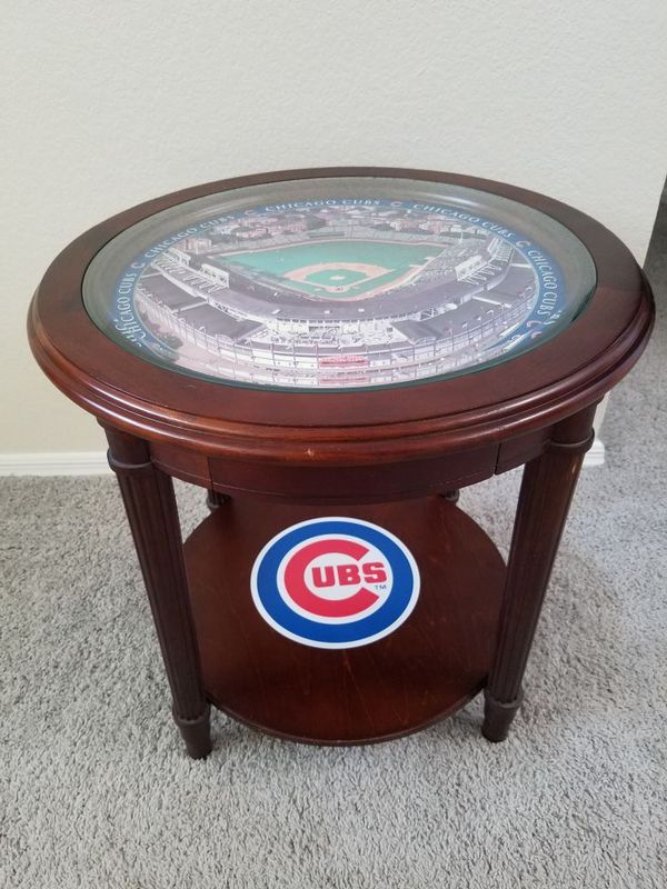 Chicago Cubs End Table Design Ideas
