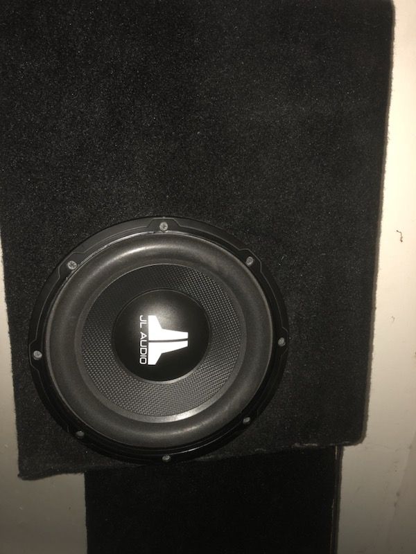Cajón 10” con bocinas JL Audio para gmc o Chevy Silverado 2014-2015