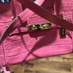 Coach Handbag Pink Color