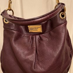 Vtg Marc Jacobs Classic Q Hillier Crossbody Hobo Bag