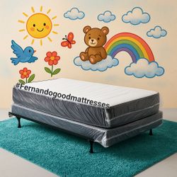 NEW Twin-Size MATTRESS and BOX SPRING. Bed frame not included👍
