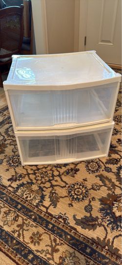 Contact 2-Drawer Plastic Storage